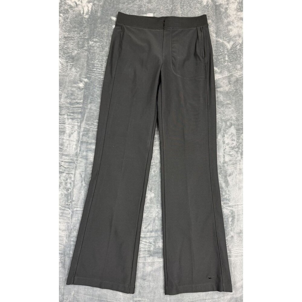 Nike Dri-Fit Womens Black Bootcut Pants Size S Athletic Wear